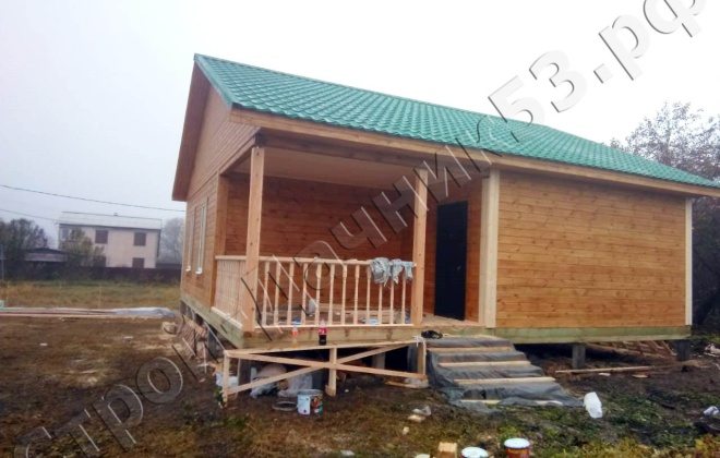 3 Брусовой дом ОД-11 9×9, 81 м², Московская область, Каширский район, Деревня Растовцы (7)